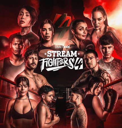 Portada oficial de Stream Fighters IV - El evento de boxeo de influencers más grande de Latinoamérica
